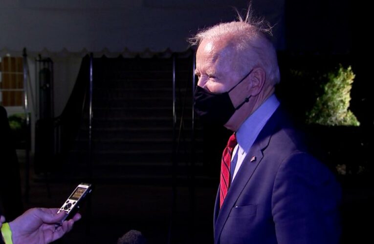 Biden laughs off question about North Korean missile test