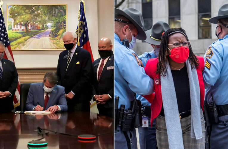 If you’re trying to figure out the impact of the new voting restrictions, these two photos will tell you everything you need to know