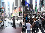 The Big Apple bounces back: Before and after photos show life returning to New York