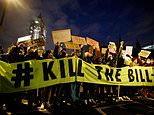 Tory unrest as MPs prepare to vote TONIGHT on protest crackdown law