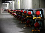 Iran shows off ‘missile city’ with rows of ballistic rockets in an underground depot