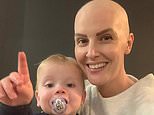 Joyous moment mother-of-two dances after treatment for rare breast cancer