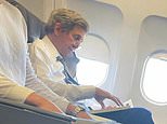 John Kerry says dropping his mask in first class was only ‘MOMENTARY’
