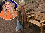 Caroline Flack’s mum Christine reveals the late star’s ‘beautiful’ memorial bench