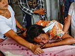 Seven-year-old girl is shot dead inside her home after Myanmar forces opened fire outside 