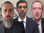 The heads of Facebook, Google and Twitter testify at House hearing on disinformation