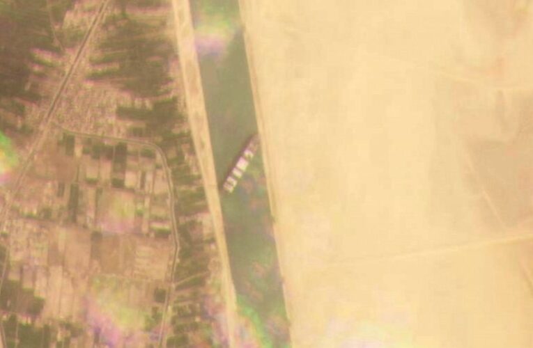 Massive cargo ship turns sideways, blocks Egypt’s Suez Canal