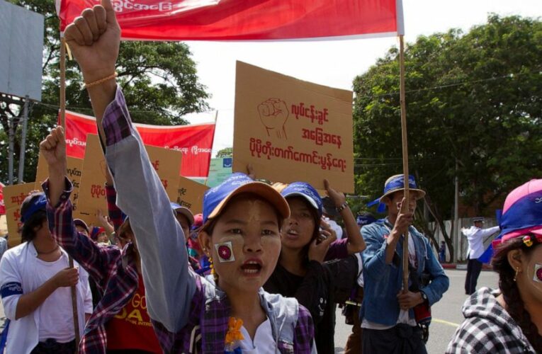 Myanmar garment workers urge global brands to denounce coup