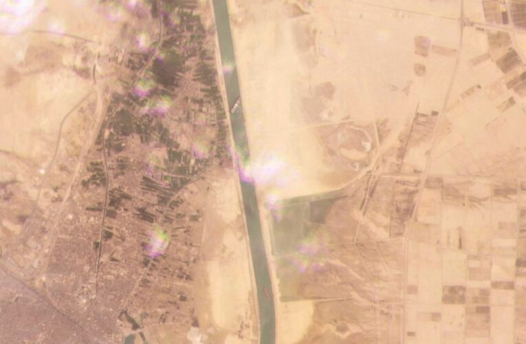 Massive cargo ship becomes wedged, blocks Egypt’s Suez Canal