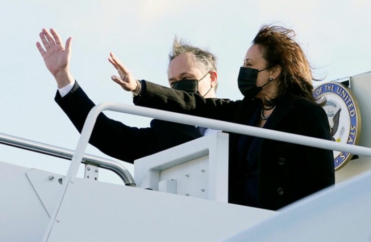 The road show begins: VP Harris, Jill Biden promote aid plan