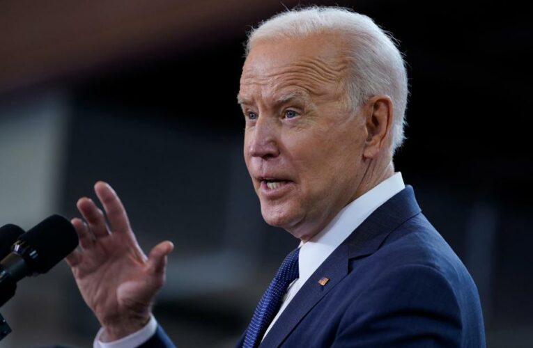 Republicans launched an assault on Biden’s latest effort to reshape the economy,  the massive infrastructure plan that may put him in historic Democratic company