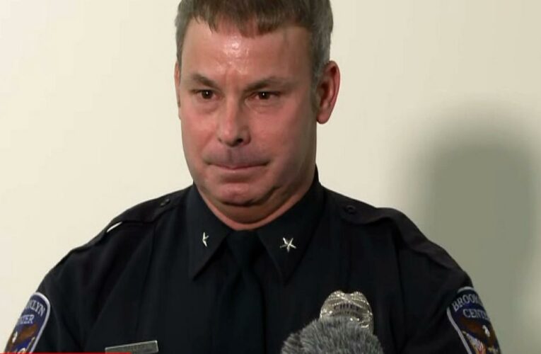 Police chief gets emotional during tense press conference