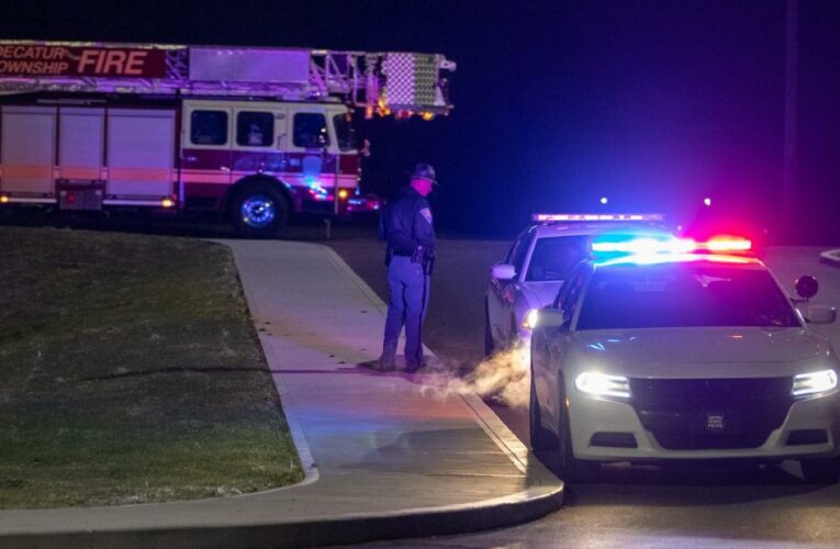 Police arrived ‘to a very chaotic scene’ at a Fedex facility where they say a gunman opened fire before killing himself