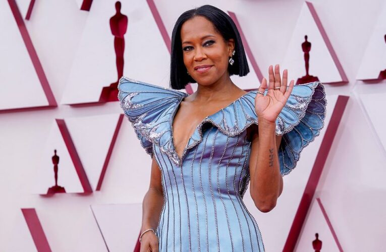 Regina King opened the Academy Awards with a strut for the ages and a hopeful monologue about the Chauvin trial verdict