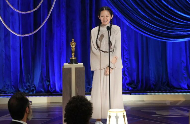 Zhao is the first woman of color to win the category for her direction of ‘Nomadland’