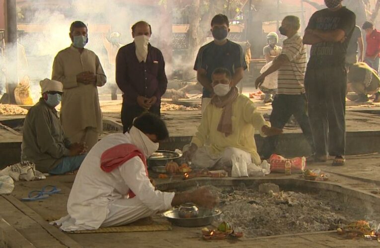 Heartbreaking scenes in Delhi’s crematorium and hospital amid brutal second wave