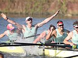 Cambridge win boat race as ‘frustrated’ rowers stage protest
