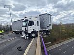 Huge delays on the M25 and A2