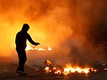 Rioters attack police and hurl petrol bombs