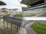 World famous Grand National meeting gets underway without crowds as Aintree racecourse lies deserted