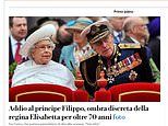 Prince Philip dead: International media pays tribute to ‘Queen’s shadow’