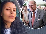 Maya Jama drives past Buckingham Palace hours after Prince Philip’s death was announced