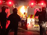 Two men appear in court over Belfast riots after police were pelted with stones