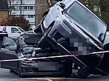 ‘Car thief’ reverses Range Rover on VW Golf ‘during botched escape while being chased by owners’