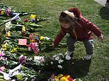 Mourners shed tears for Prince Philip as they place MORE flowers