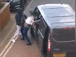 Terrifying moment ‘kidnappers’ attack victim and drag him into back of van before speeding away&nbsp;