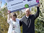Retired couple celebrate £100,000 EuroMillions win