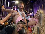 Stupor Saturday: Revellers are met by police as they spill out of bars