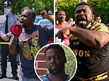 Protesters call for the release of bodycam footage after black father of ten is shot dead by cop