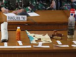 Wreckage found in hunt for lost Indonesian submarine: Search teams discover items from sunken vessel