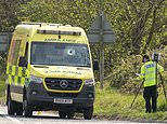 Ambulance techician killed when object pierced the windscreen of his ambulance in Herefordshire