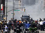 DMX’s funeral procession brings Brooklyn to a standstill as monster truck carries his casket