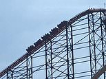Visitors forced to CLIMB DOWN from top of 200ft-high Blackpool Pleasure Beach rollercoaster