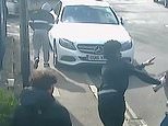 CCTV shows youths brawling in the street moments before stabbing in South London