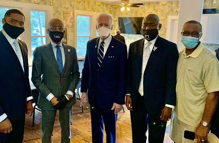 Floyd’s family meets with Biden and Harris at White House