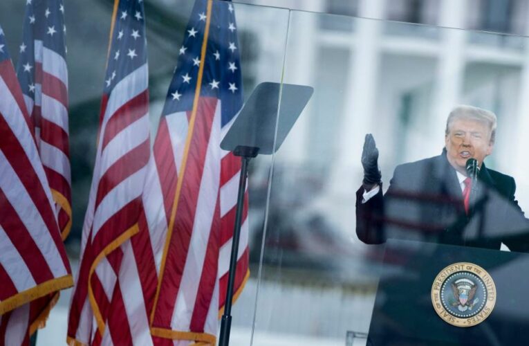 Trump claims immunity to insurrection lawsuit