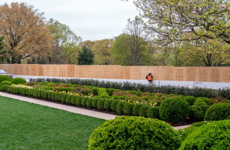 The Trumps skipped out on a major White House construction project. Now, the Biden administration is forced to deal with it.