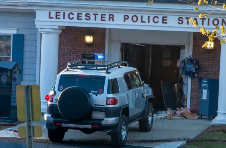 Massachusetts: Officers fatally shoot man who rammed his SUV into a police station, DA says