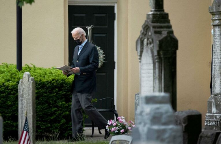 Biden is going to Michigan to tout electric trucks. Violence in the Middle East may overshadow the trip.