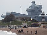Aircraft carrier HMS Prince of Wales returns to the sea after two leaks in five months