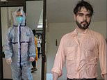 Indian doctor on Covid frontline shares harrowing photo showing him drenched in sweat