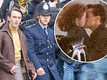 Harry Styles and co-star Emma Corrin share on-screen KISS as they film LGBT drama My Policeman