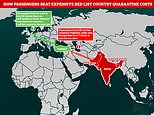 Airline passengers flying from ‘red list’ destinations are avoiding costly &pound;1,750 UK quarantine