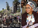 Zulu war of succession: Hundreds of warriors escort Queen Mantfombi’s body through Johannesburg