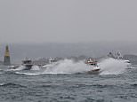 Victoire! Two Royal Navy ships send French fishing flotilla scurrying back home