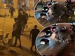 Manchester City and Chelsea fans involved in violent clashes with Porto police and each other